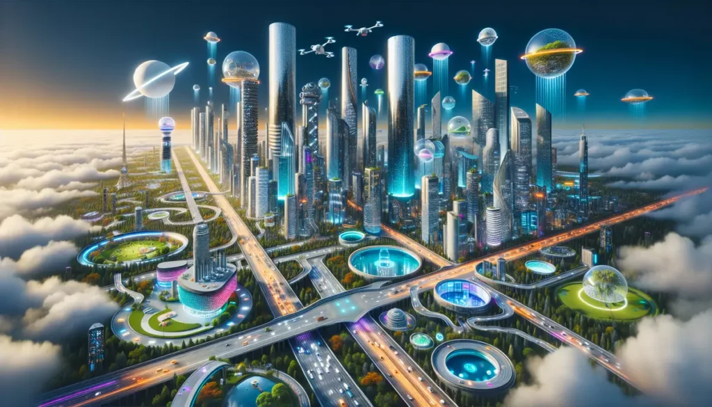 Smart Cities - Photorealistic Surrealism